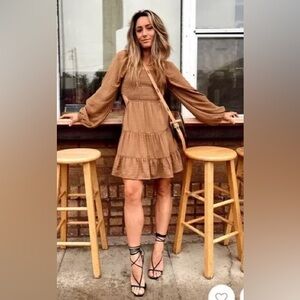 NWT 12th tribe cut out dress boho